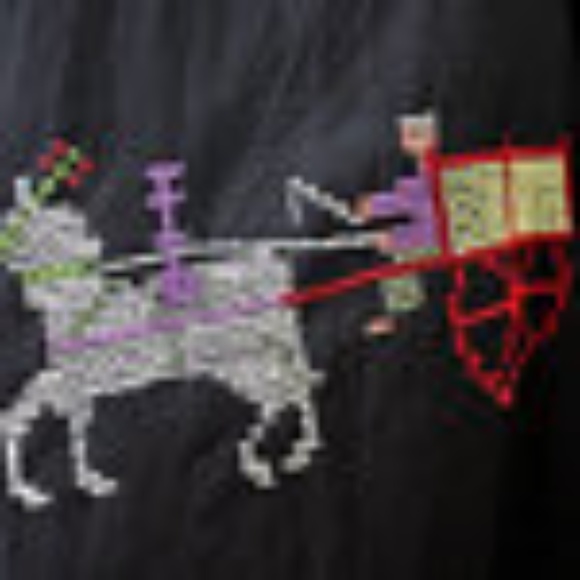 Vg 50s Tourist Circle Skirt - Picture 5 of 7